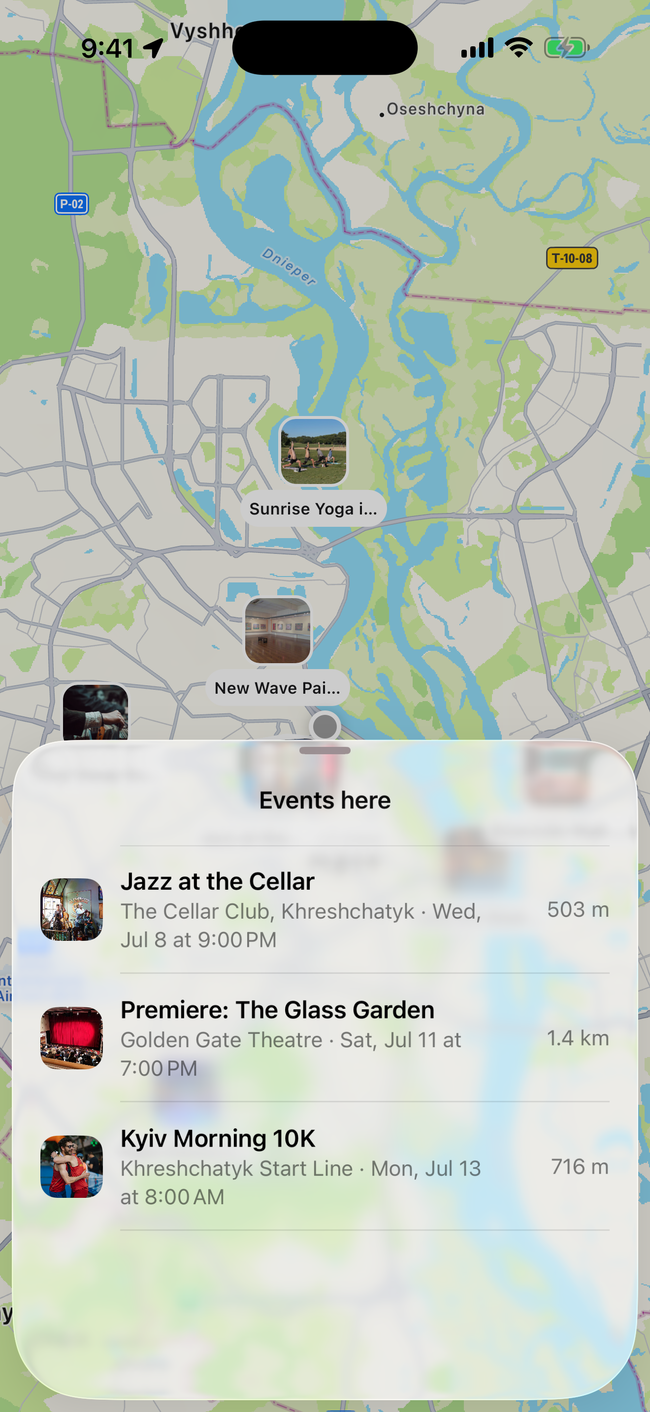 Nook events list